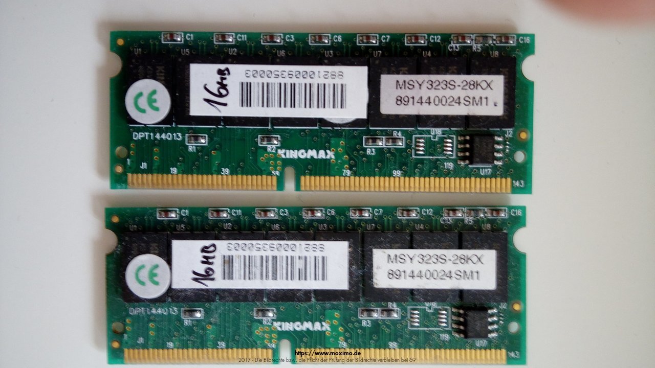 Kingmax MSY323S28KX 32 MB KIT EDO Memory Modules | 5,00 