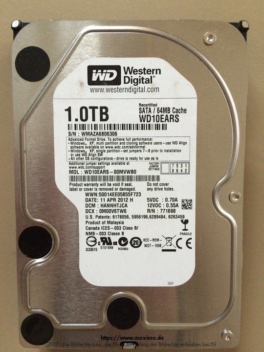 Western Digital WD 10EARS | 12,00 