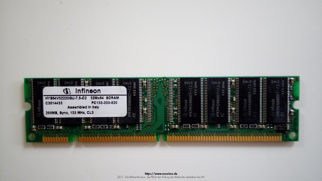 Infineon HYS64V32220GU PC133-333-520 | 5,00 