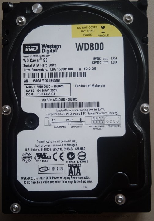 Western Digital WD 800 | 8,00 