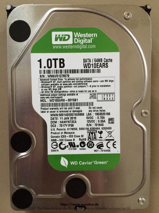 Western Digital WD 10EARS | 12,00 