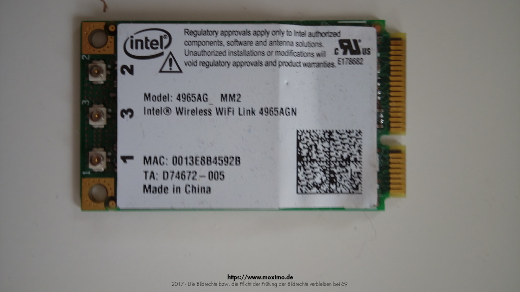 Intel 4965AB_MM2 WiFi Link 4965AGN | 5,00 