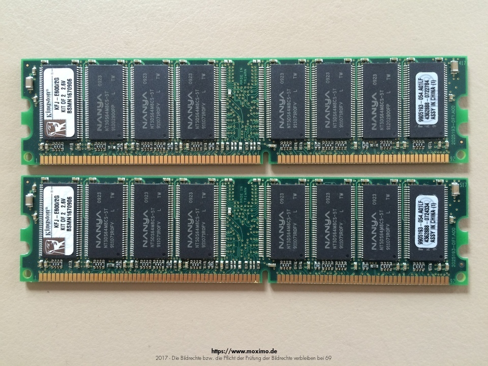 KFJ-E600/2G DDR400 2x1024MB RAM | 3,00 